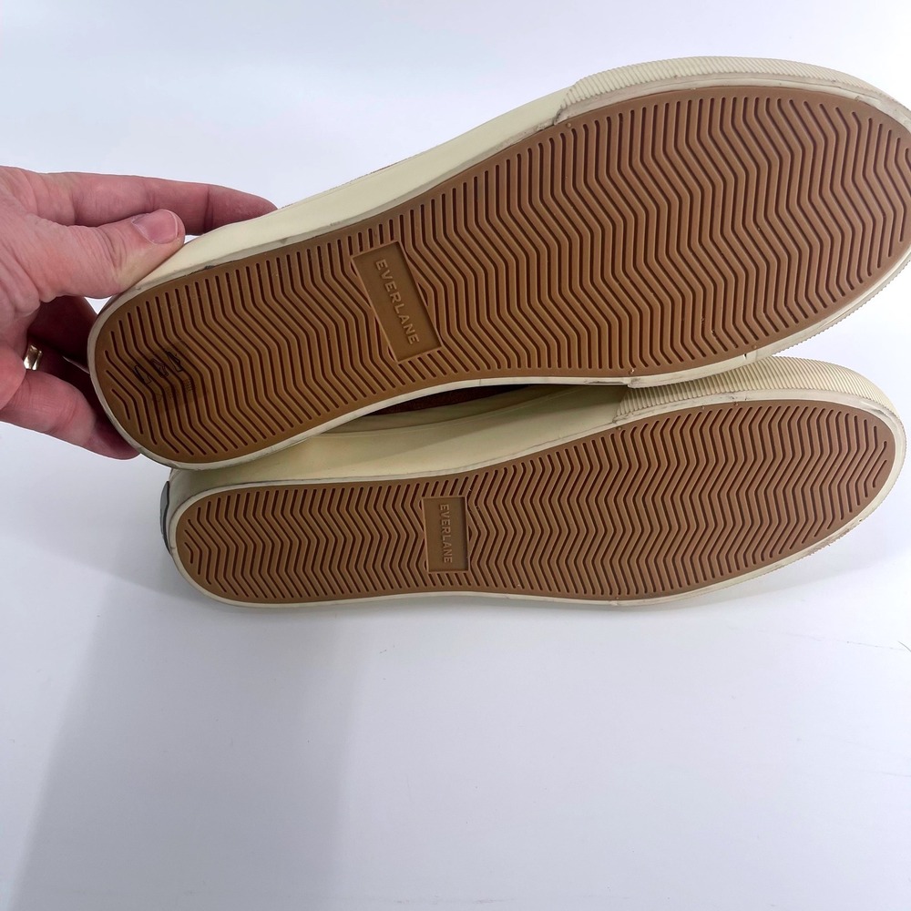 Everlane Corduroy Lace Up Sneakers Brown‎ Women US 10.5 - Picture 7 of 8